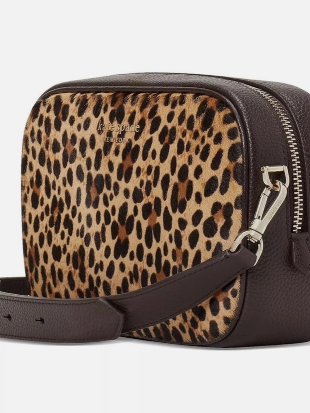 Kate Spade New York Astrid Leopard medium crossbody